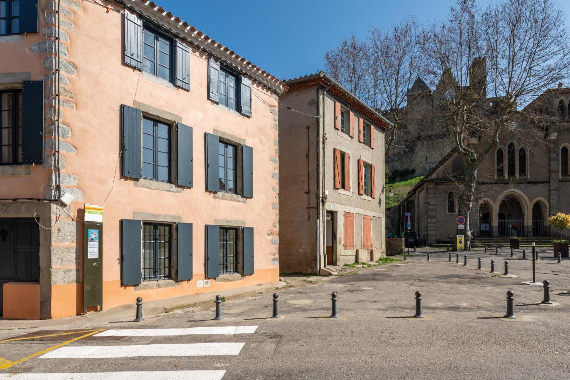 Les Gites De Laure - L'Or Vert, Appartement Avec Vue Sur Le Chateau, Parking Prive, Climatisation, Netflix, A 160 M De La Cite Medievale Carcassonne Exteriör bild