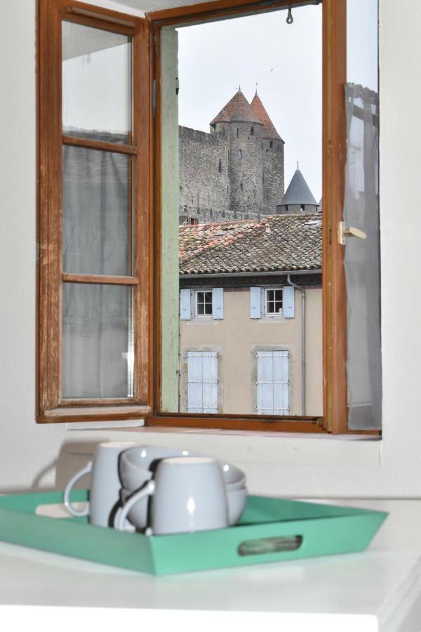 L'Or Vert, Castle View, Private Parking, Air Conditioner, Netflix, 160M From Medieval Town Carcassonne Exteriör bild