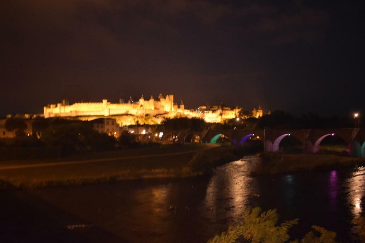 L'Or Vert, Castle View, Private Parking, Air Conditioner, Netflix, 160M From Medieval Town Carcassonne Exteriör bild